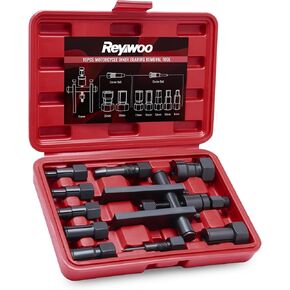 Motorcycle Wheel Bearing Puller Set, 10 Piece Blind Hole Bearing Puller Tool Kit for Removing Motorcycle Bearings, 8-25mm Motorcycle Wheel Inner Bearing Removal Tool Set