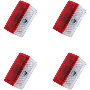 4pcs لا توجد أضواء باب سيارة تتلاشى ، إضاءة HD LED LED إكسسوارات Shadow Ghost Light لسلسلة A/B/C/E/M/ML/GL/GLA/GLC/GLC
