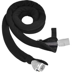 Iguerburn 6ft 4in CPAP خرطوم غطاء لـ Resmed Airsense 11 و 10 climatelineair أنابيب ساخنة ، غلاف أنبوب CPAP الكامل بطول السوستة يقلل من التكثيف والضوضاء ، دليل القط