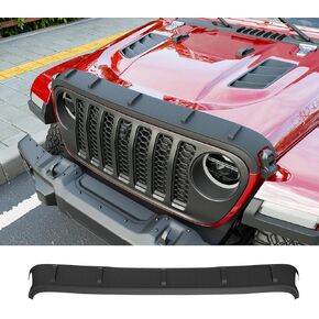 powoq Hood Deflector Compatible with 2020-2025 Jeep Gladiator JT Deflector TPE Shield Wrangler JL Hood Protector Replacement for 2020-2025 Jeep Gladiator JT Accessories