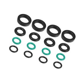 Motoforti Fuel Injector O Rings Seals Fuel Injector Repair Kit for Honda Accord Civic 1988-2002 Rubber Black (Set of 4) Long-lasting