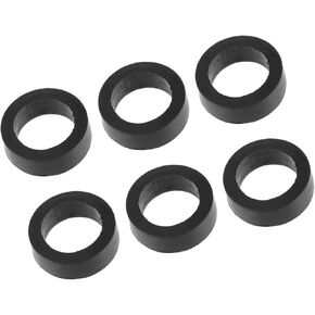 16636-0B010 Fuel Injector Seal O-Ring for Nissan Frontier 1999-2004 / Injector Lower Insulator/Durable / 6 Pcs Black Replace Parts
