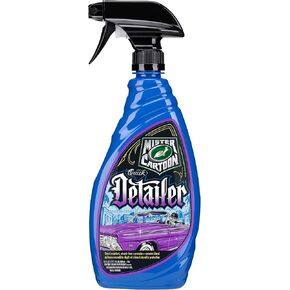Turtle Wax X Mister Cartoon 54254 رش التفاصيل السريعة ، التنظيف بدون ماء ، حماية من السيراميك الطويل الأمد ، آمنة على جميع الأسطح الخارجية ، التفاف ، و PPF ، للسيارات والشاحنات و RV وأكثر من 23 أوقية.