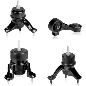 مجموعة محرك محرك MOTION و MRISSION MOUNT 123610H030 123620A030 12363-20120 123720A040 متوافق مع Toyota Camry 3.0L Auto Trans 2004-2006 (مجموعة من 4)