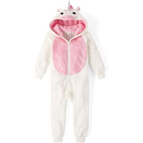 Gymboree Girls 'Kids' One Piece Zip Pront Foot Pajama