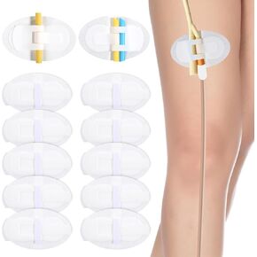 10 PCS Foley Catheter Stabilization Device Catheter Legband Holder Adhesive Urinary Catheter Sticker Catheter Hook Securement Device Accessories for Single and Double Tubing