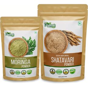 Shatavari- 454g & Moringa Leaf Powder- 227g