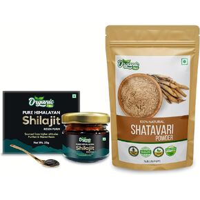 Shatavari Powder- 454g & Shilajit Resin- 20g
