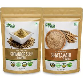Shatavari Powder 454g & Coriander Seed Powder 454g