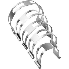 Exhaust Pipe Tacking Band 2" 2.5" 3" 3.5" 4", 5PCS Exhaust Pipe Fixing Clip