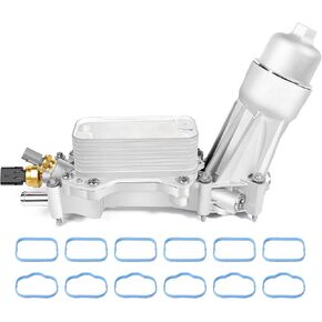 926-959 Oil Cooler Full Aluminum Engine Oil Filter Housing Fit for 3.6L 2011-2016 Dodge Charger Challenger Durango Jeep Grand Cherokee Wrangler Chrysler 200 300 Ram ProMaster 926-876
