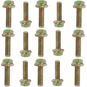 75120 عادم براغي مشعب العادم مجموعة أجهزة 15PACK لصف CHEVY GMC BUICK LS BOLTS LSX LS2 LS3 LS6 LS7 براغي العادم لـ 03413B 11518860 1160948111546600 6506775AAA