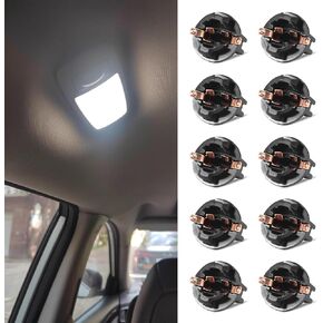 10PCS Car T10 Instrument Indicator Lamp Holder, 194 Bulb Socket, Waterproof Twist Lock Socket, Universal T10 Twist Lock Socket Car Accessories Suitable for Most Cars SUVs Trucks