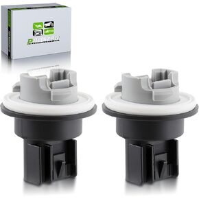 645-504 68000686AA 2PCS Parking Light Bulb Socket Fit for Jeep Compass Patriot 2007-2017 Turn Signal Socket