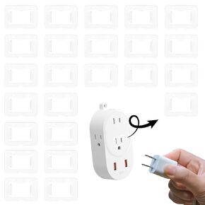 24Pcs Loose Outlet Fix Plug,Snug Plugs for Loose Outlets Transparent Loose Socket Insert Keep Your Loose Socket Jack Snug for Power Plug Adapter from Falling Out Easily or Cutting Electricity
