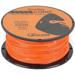 GT Tools Glass Technology - Gorilla Cord Auto Glass Cutting Line - 250 ft | Premium Quality Cutting Line for Precision Windshield Removal | Strong and Reliable Tool for Professionals