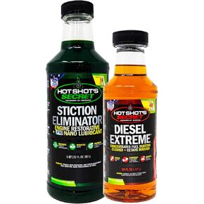 Hot Shot's Secret Duramax Deep Clean - Stiction Eliminator (32 Oz) and Diesel Extreme (16 Oz)