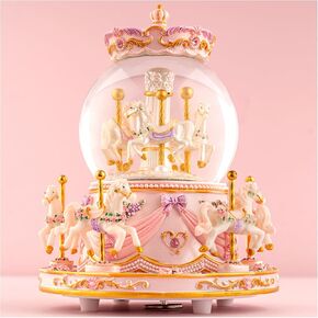 Snow Globe أنت My Sunshine Music Box Giftists First Homports for Women Girls Friend Friend ، عيد الميلاد عيد الميلاد عيد الحب الثلج Globe Globe Globe Carousel Hors