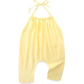 Toddler Girls Summer Clothes Backless Strap Slouch Jumpsuit Harem Halter Romper Pants 1T~5T
