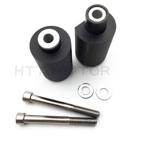 HTTMT - For 2005-2006 Suzuki Gsxr 1000 Gsx-R No Cut Frame Slider Crash Protector Black [P/N: MT219-008-BK]