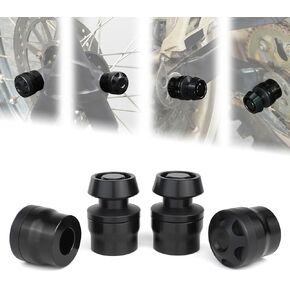 Xitomer Front Rear Axle Sliders Fit for 15-24 CB 125F/ 13-24 MSX - GROM 125/14-24 XR150L/ 17-24 CRF150L Frame Sliders Crash Protector with Swing Arm Bobbins (Black)
