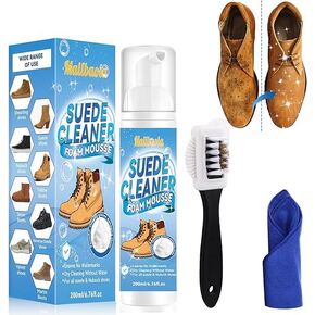 Suede Cleaner, Suede Shoe Cleaner with Brush,Shoe Cleaner Removes Dirt & Stain,Nubuck Cleaner for Knit Boot Leather