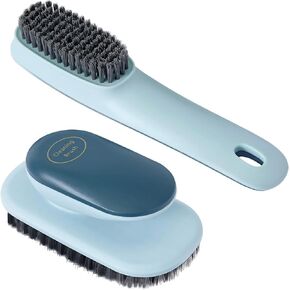 Shoe Brush ＆ Laundry Brush Set, Shoe Brushes for Cleaning, Laundry Brush for Stains On Clothes, Household Cleaning Tool