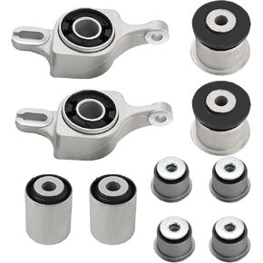 10PCS Front Control Arm Bushing Kit Compatible with Jeep Grand Cherokee, Dodge Durango 2011-2015 Replacement for 68022624AE 05168158AA 05168158AB 68022600AD K201335 K201261 K201333