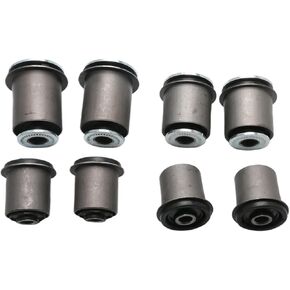 48632-34010 48654-34010 48655-34010 Front Upper & Lower Control Arm Bushing Kit Compatible with Toyota Tundra Sequoia 2WD 4WD 2000 2001 2002 2003 2004 2005 2006 2007， 8 PCS
