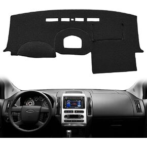 Dash Cover Mat Custom Fit for Ford Edge Dashboard Cover Pad Cap Carpet Protector F205 (Black)