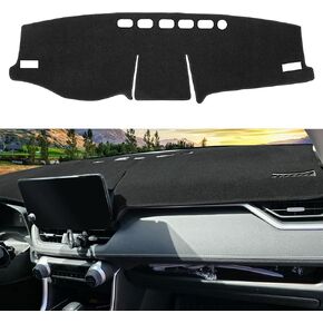 Dash Cover Dashboard Mats Pad Compatible with Toyota Tundra 2014-2017 2018 2019 2020 2021 Dash Carpet Protector