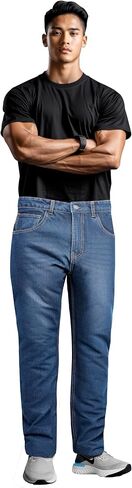 GREAT BIKERS GEAR - Men Engineered Protective Jeans Aramid Lining Motorcycle Biker Trousers Reinforced Protection Lining Knee in Saudi Arabia