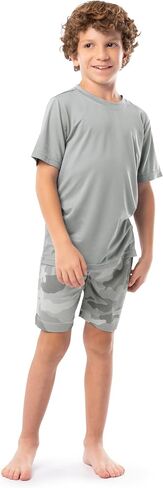Fruit of the Loom Boys' Getaway Loose Fit 4-Piece Pajama Set in Saudi Arabia