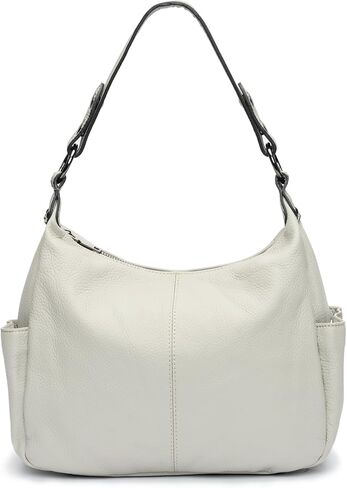 Genuine Leather Purses for Women Hobo Crossbody Bags Casual Work Shoulder Bag with Adjustable Strap in Kuwait