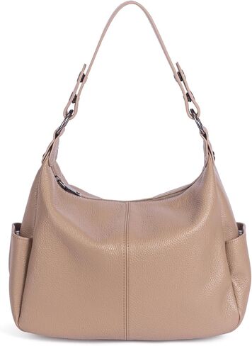 Genuine Leather Purses for Women Hobo Crossbody Bags Casual Work Shoulder Bag with Adjustable Strap in Kuwait