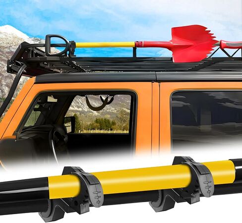 حامل مشبك المتجار سريع الإفراج عن الشاحنات UTV ATV Ofrroad و Boat & Train 4x4 Parts ، أقواس قابلة للتعديل من 1-1/7 '' إلى 1-3/7 '' أداة القطر-4 حزمة أسود in Kuwait