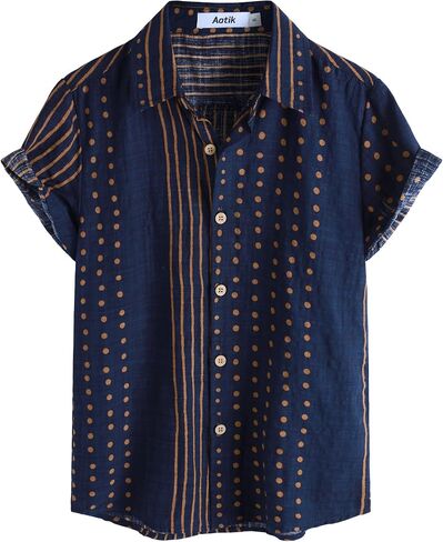 Boys Hawaiian Shirt Floral Printed Short Sleeve Button Down Shirt Beach Tropical Summer Casual Shirts for Kids in Saudi Arabia