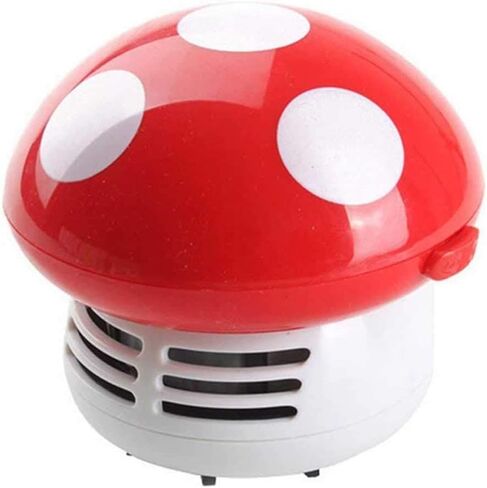 Honbay Mini Cute Table Dust Vaccum Cleaner, Mushroom Shaped New Portable Corner Desk Vaccum Cleaner Mini Cute Vacuum Cleaner Dust Sweeper (Green) in Saudi Arabia