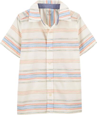 OshKosh B'Gosh Boys Short Sleeve Woven Buttonfront Shirt in Saudi Arabia