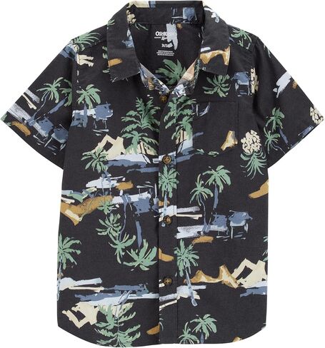OSHKOSH B'GOSH Boys' Short-Sleeve Button-Down Shirt in Saudi Arabia