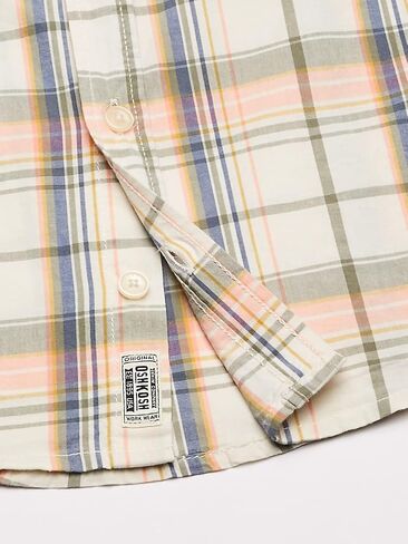 OshKosh B'Gosh Boys Short Sleeve Woven Buttonfront Shirt in Saudi Arabia