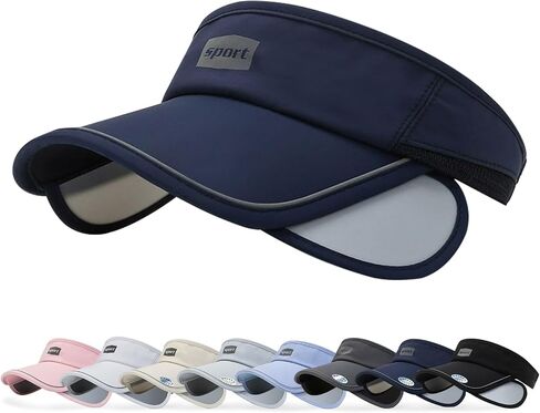 Peiceses واسعة الحافة حافة للنساء الرجال غولف قبعة UV حماية الشمس قبعة لتنس الشاطئ يركض قبعة Sunshade UPF 50+ in Kuwait