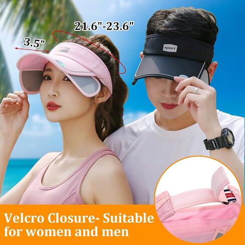 Peiceses واسعة الحافة حافة للنساء الرجال غولف قبعة UV حماية الشمس قبعة لتنس الشاطئ يركض قبعة Sunshade UPF 50+ in Kuwait
