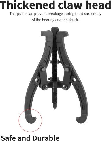 3 Jaw Phosphate 8.46in/215mm Universal Bearing Gear Puller,Heavy Duty Extractor Tool for Flywheel,High Carbon Steel Puller Kit,Adjuestable Removal Kit Type in Kuwait