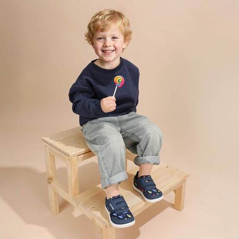Toddler Wide Toe Box Barefoot Shoes Boys Girls Zero Drop,Baby First Walking Shoes Glitter Little Kids Sneakers Non-Slip Preschool Running Tennis Canvas Casual Preschool Outdoor Activities in Saudi Arabia