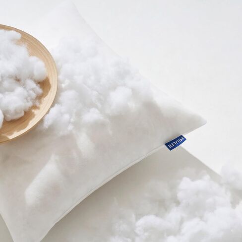 MIULEE Pillow Insert 12x20 Inch, Decorative Rectangle Throw Pillow Insert, Premium Fluffy Pillow Forms Stuffer for Sofa Couch Living Room in Kuwait