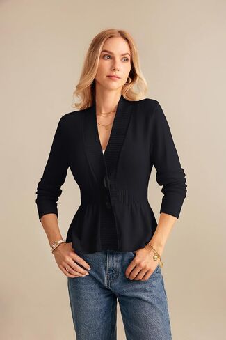 GRACE KARIN Women 2025 Button Down Lightweight Cardigan Casual Open Front Sweater Crochet Tops Knitted Coat in Saudi Arabia