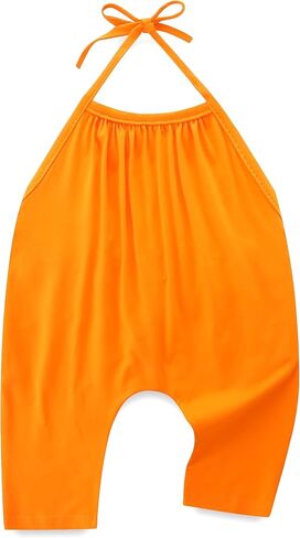 Toddler Girls Summer Clothes Backless Strap Slouch Jumpsuit Harem Halter Romper Pants 1T~5T in Kuwait