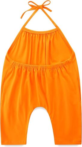 Toddler Girls Summer Clothes Backless Strap Slouch Jumpsuit Harem Halter Romper Pants 1T~5T in Kuwait