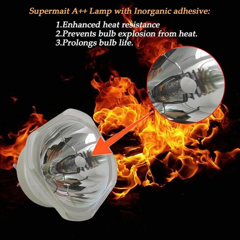 A++ Quality ELP91/V13H010L91 Replacement Projector Lamp,TOP Alternatives to OEM,Fit for Epson ELPLP91 BrightLink 685Wi,BrightLink 695Wi,EB-680,EB-680S,EB-685W,EB-685Wi,EB-685Ws,EB-695Wi in Saudi Arabia